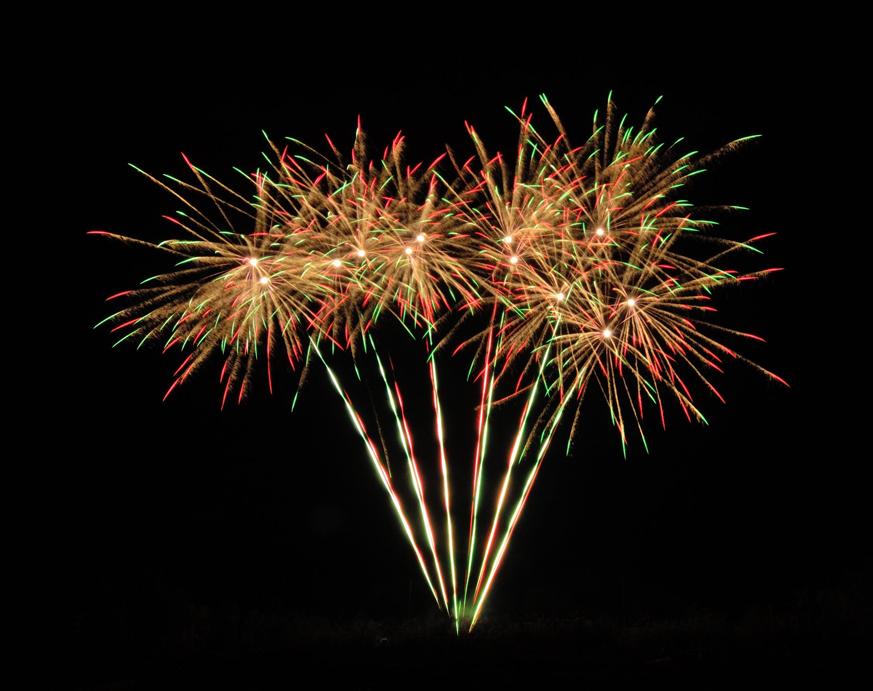 Las Vegas - 9 Fireworks displays simultaneously