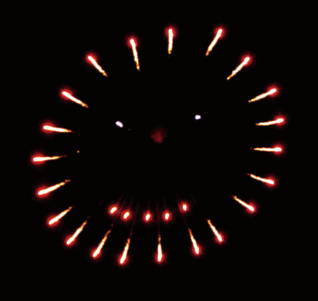 Making A Firework Star Pattern Shell