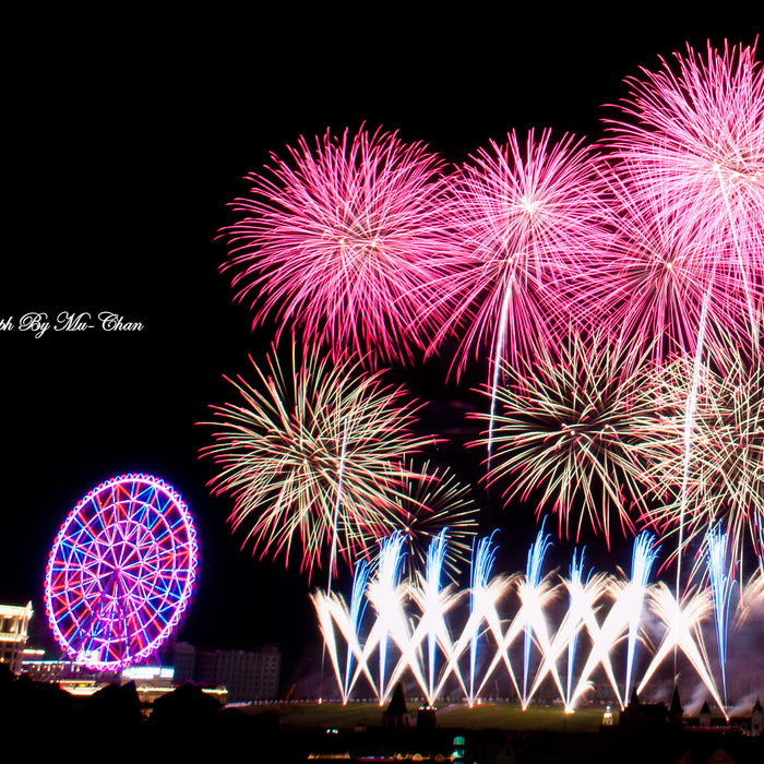 Fireworks lights up Da Nang sky