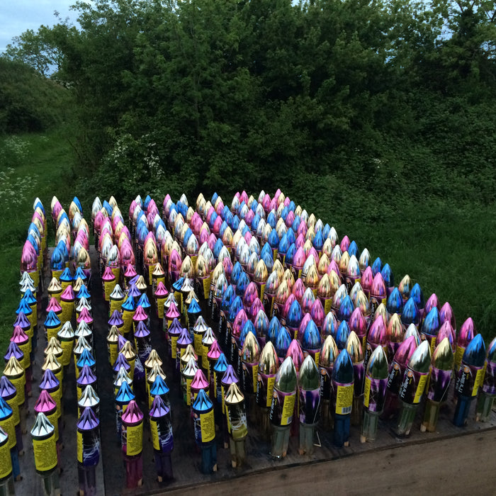 Fireworks record attempt 55,000 rockets
