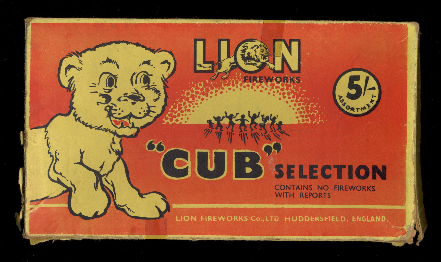 Nostalgic Lion Fireworks Poster