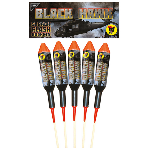 Black Hawk Rockets by Black Cat Fireworks