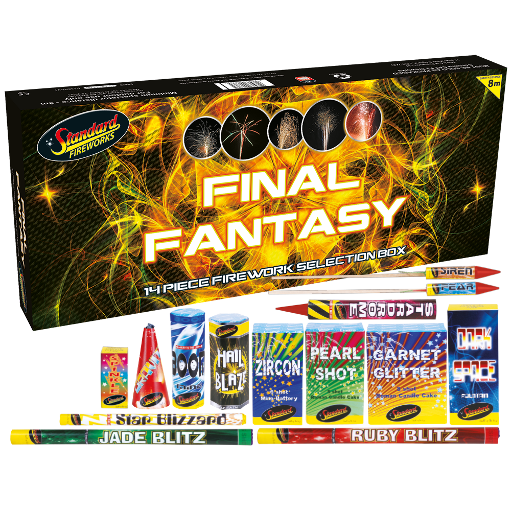 NEW FOR 2023 - FINAL FANTASY SELECTION BOX BY STANDARD FIREWORKS