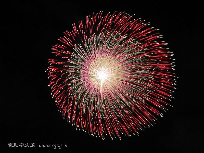 Record breaking fireworks at Japans katakai firework festival 2009.