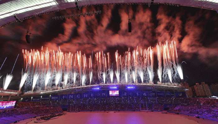 17TH ASIAN GAMES FIREWORKS DISPLAY