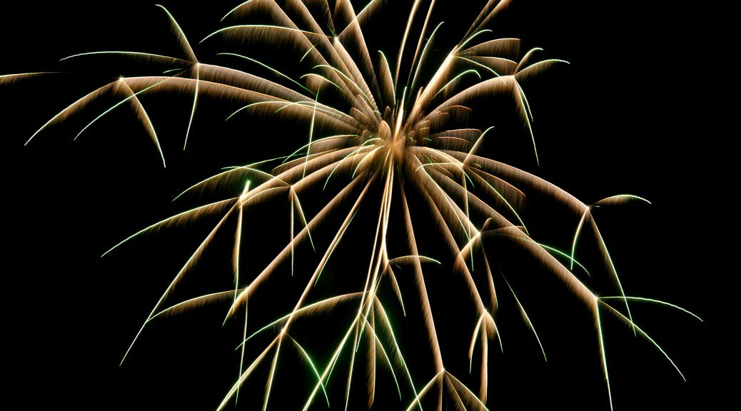 DRONE FIREWORKS OVER BLACKPOOL