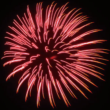 Drone Flying Through Fireworks Video