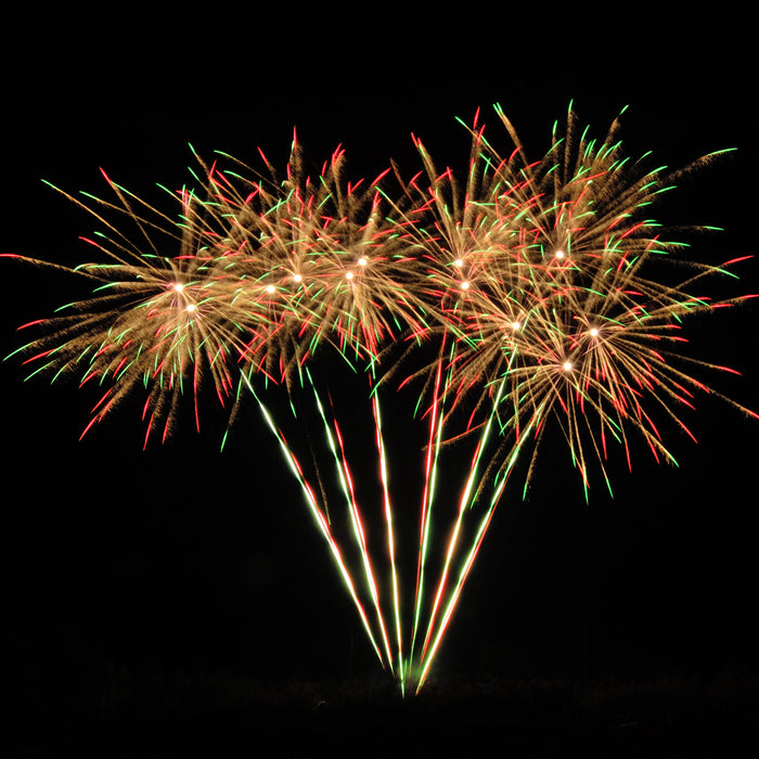 Las Vegas - 9 Fireworks displays simultaneously