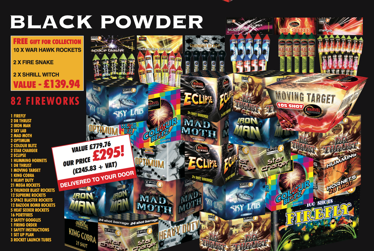Fire Works Powder Black Powder — Epic Fireworks