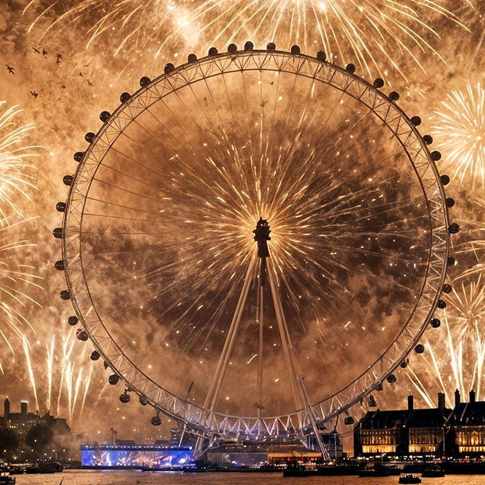 The Best Places to Watch New Year’s Eve Fireworks in the UK