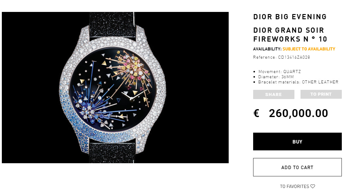 DIOR GRAND SOIR FIREWORKS