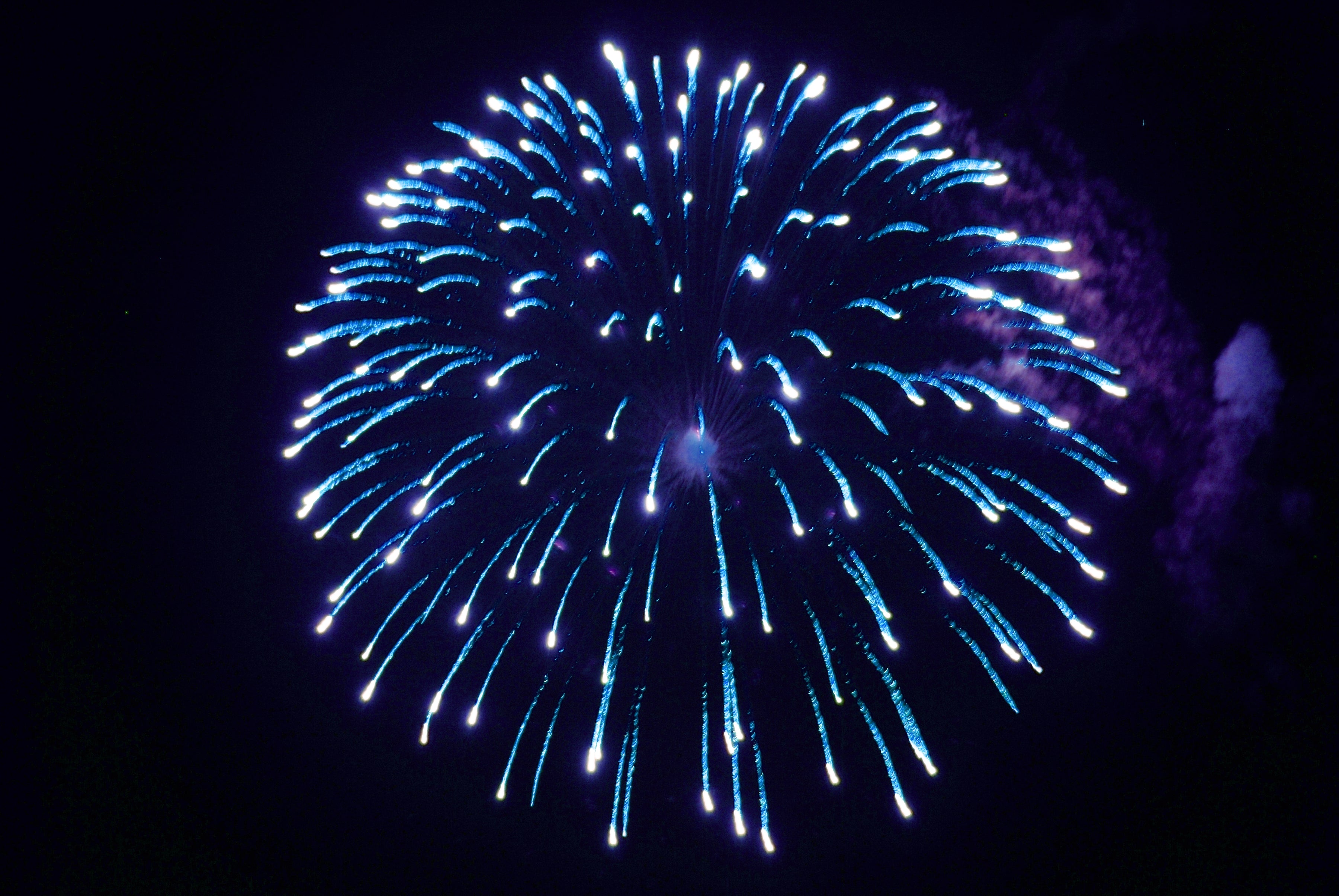 Single Firework Blue Top 5 Blue Barrages — Epic Fireworks
