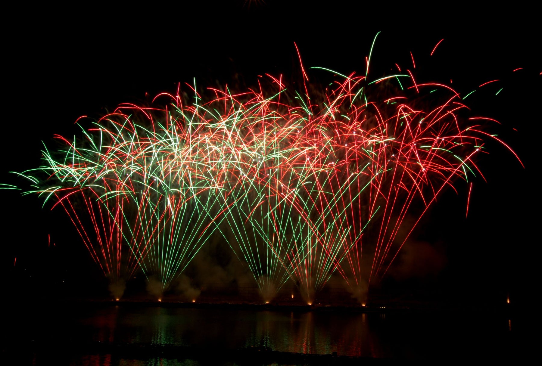 Princes Street Behind Bars for Castle Fireworks