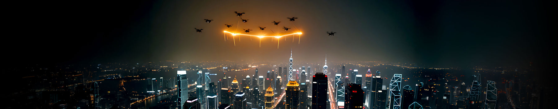 Hundreds of Drones Plummet During Fireworks and Drone Show in China