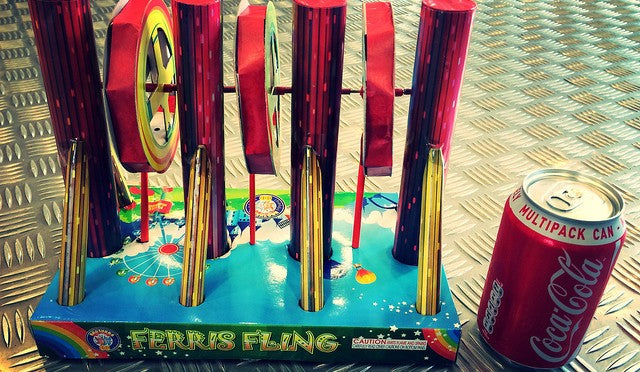Ferris Fling Catherine Wheel Fountain