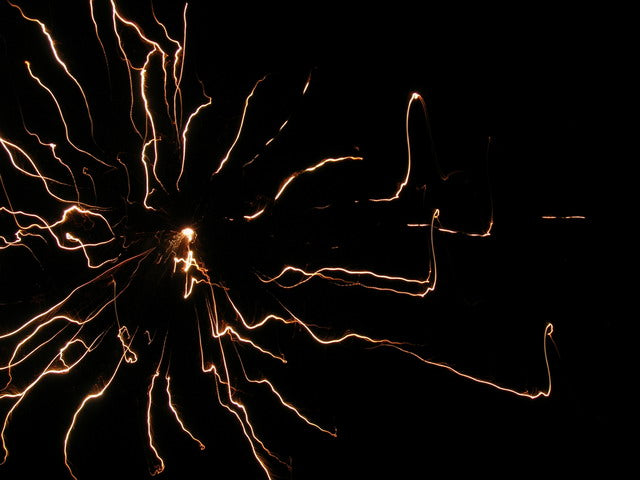 Cool Angle Firework Photgraph