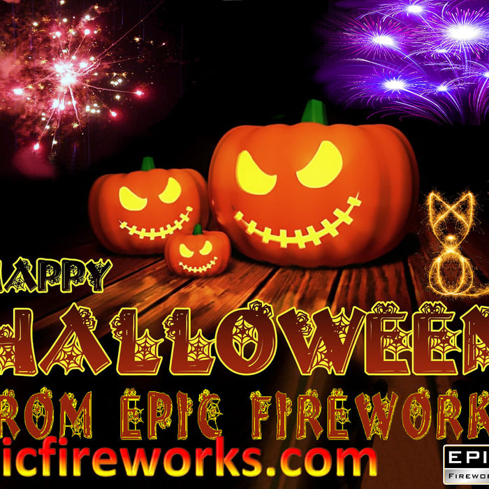 Halloween and Bonfire Night Party Fireworks