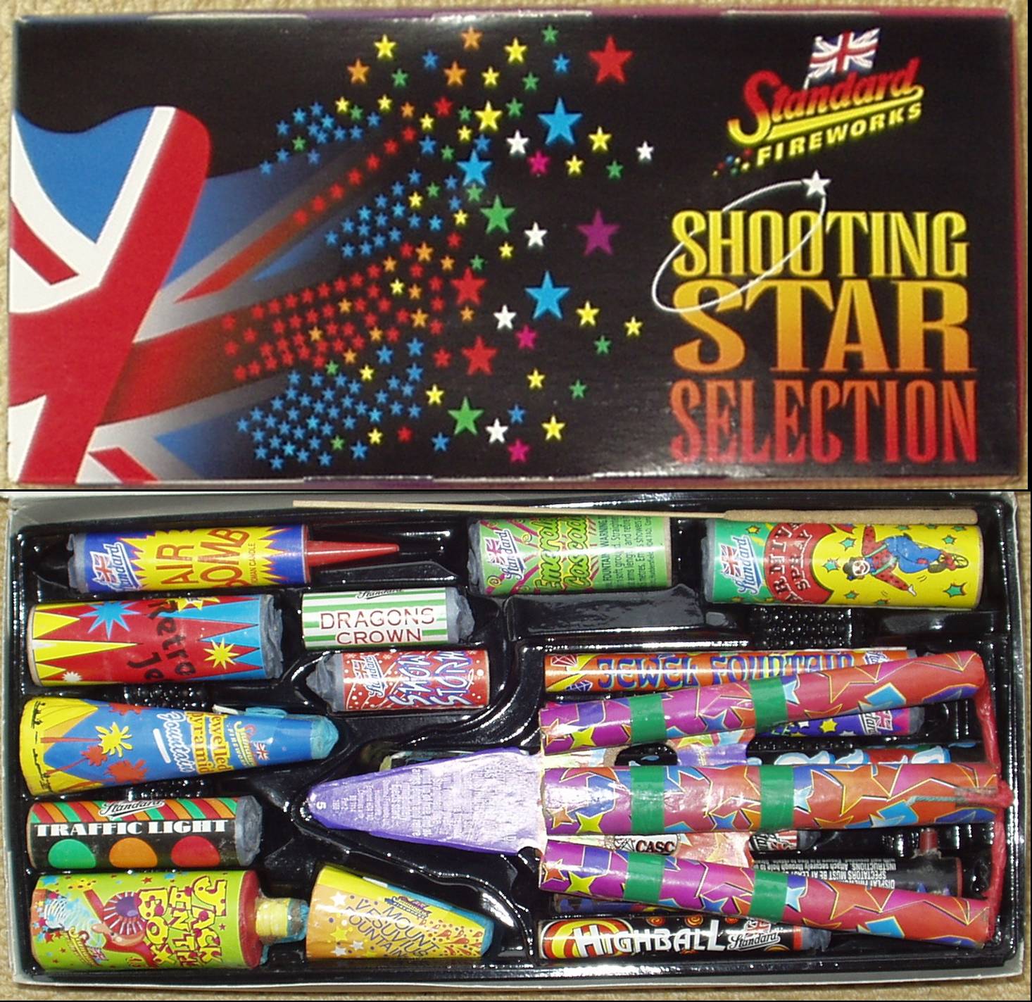 Standard Fireworks Selection Box Poster - 2005