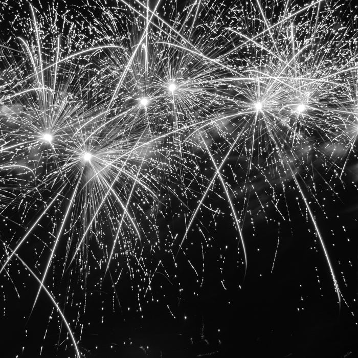 Really Cool Negative Effect Fireworks Burst Photograph