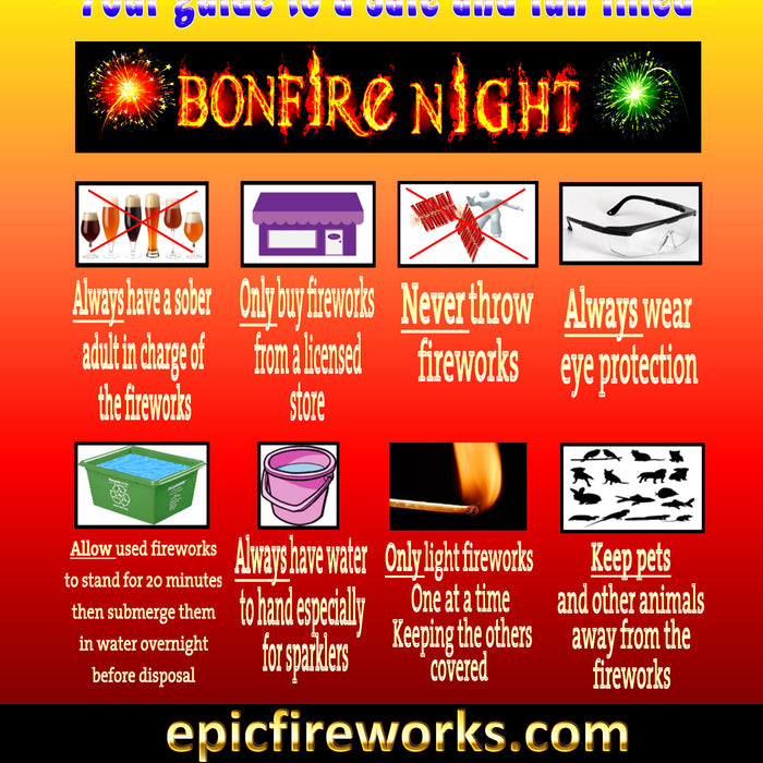 Please respect fireworks - fireworks and bonfires ruin lives in a flash