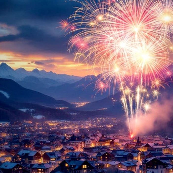 Visiting the 2025 International Fireworks Festival in Courchevel