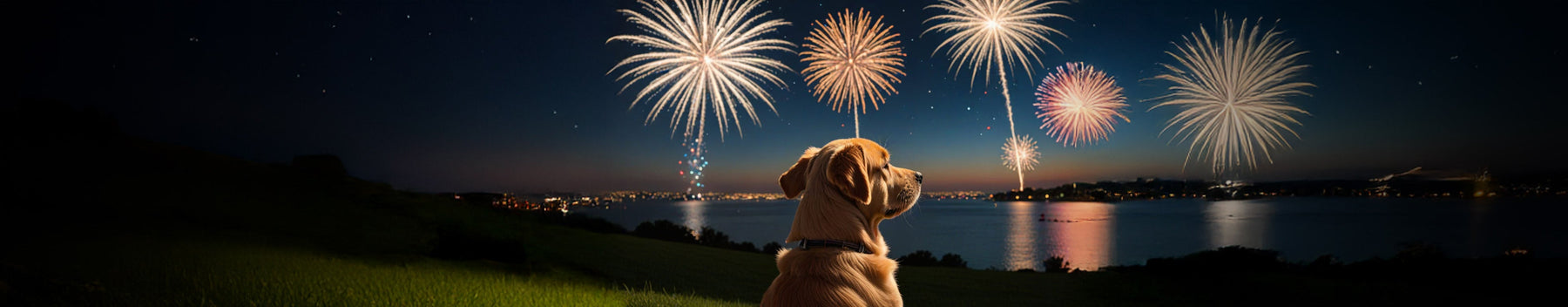 Two Deaf Dogs Steal the Show at Their First Firework Display