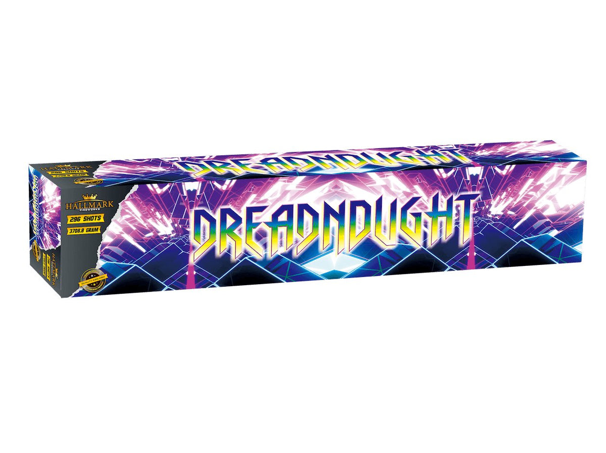 Dreadnought 296 Shots Compound Firework Cake — Epic Fireworks
