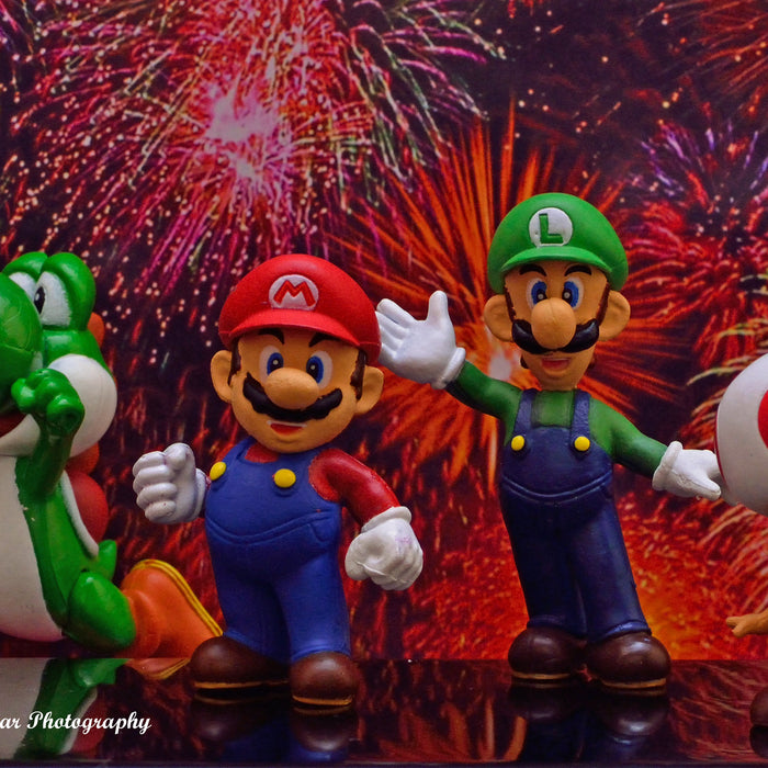 Super Mario Brothers Timer Fireworks