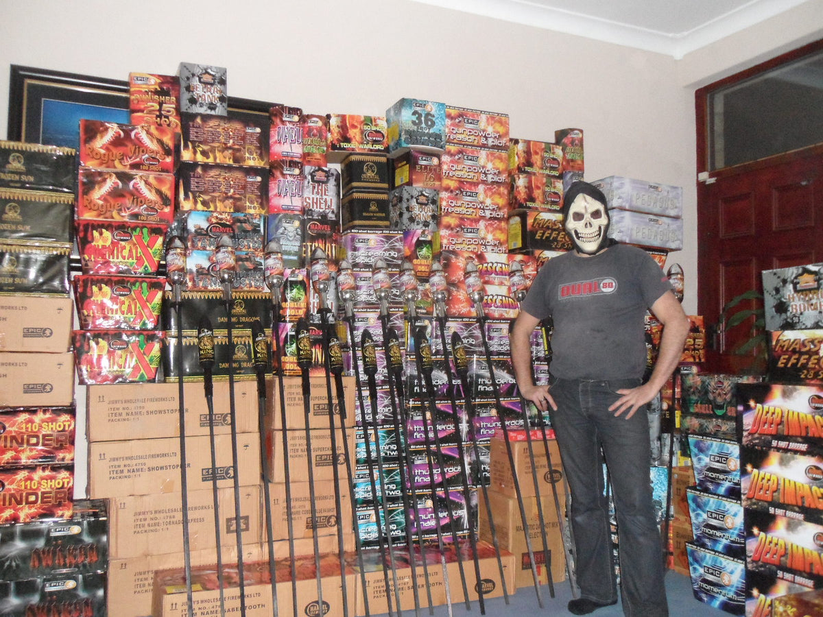 Firework Rockets Stash Epic Fireworks - Craig & His Fireworks Stash 2008
