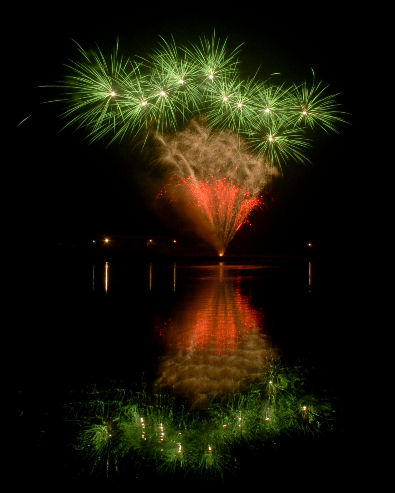 Fireworks and Water