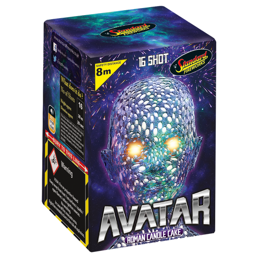 Avatar 16 shot cake by Black Cat Fireworks