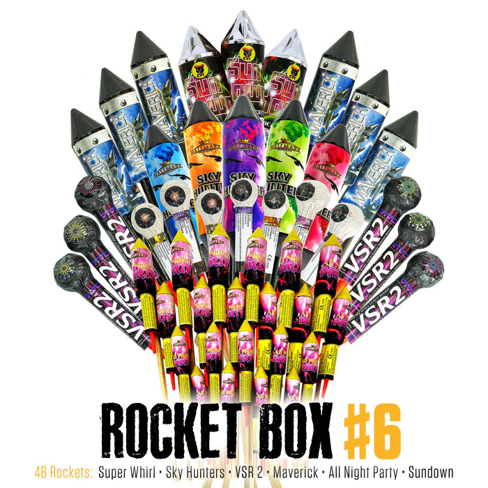 1.3G Pro Rocket Box 6 - 48 Top Quality Display 1.3G Rockets