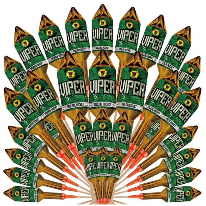 FULL CARTON Viper Rockets (12 Packs)