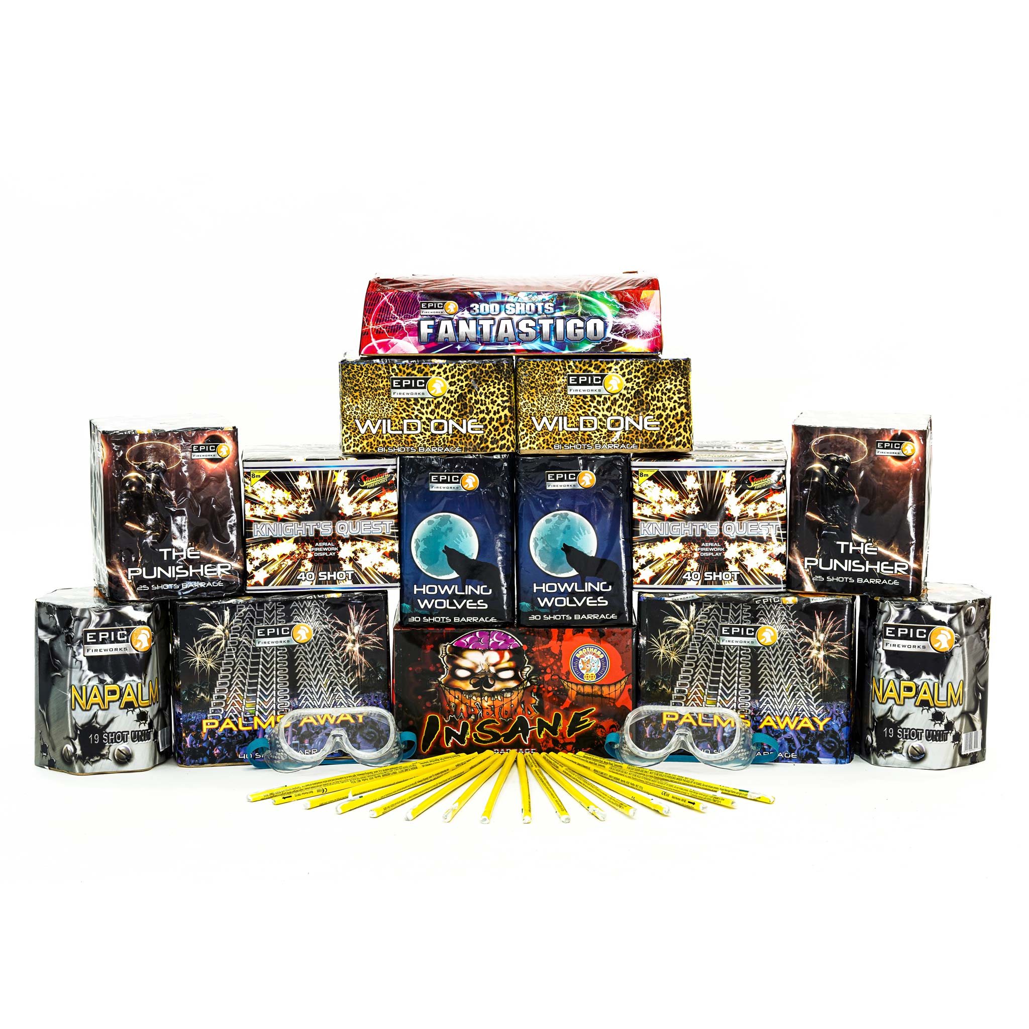 Firework Sample Pack Firework Kits and Packs by Epic Fireworks