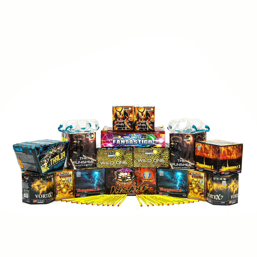 Firework Sample Pack Firework Kits and Packs by Epic Fireworks