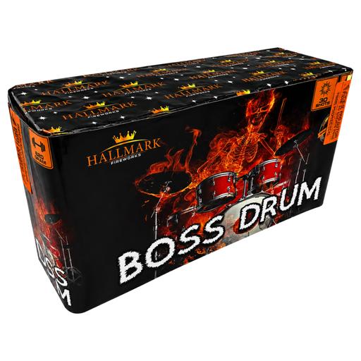 Boss Drum 30 shot firework cake by Hallmark Fireworks