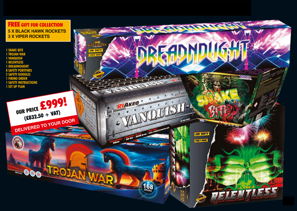 Champagne DIY Firework Pack by Epic Fireworks