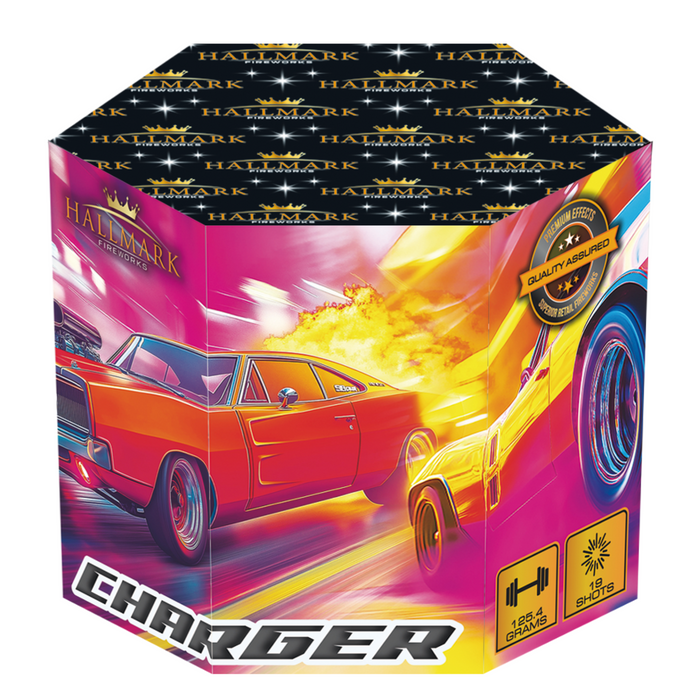 Charger 19 shots barrage by Hallmark Fireworks