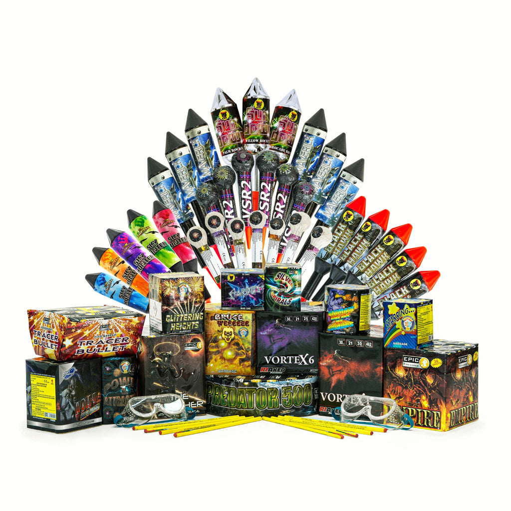 Firework Sample Pack DIY Wedding Packs by Epic Fireworks