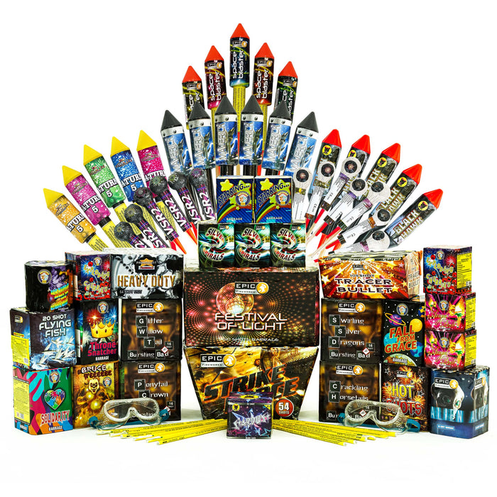 DIY King James Epic Firework Display Package