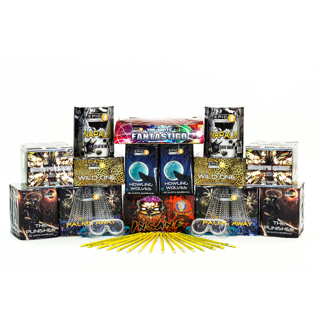 Small Firework Packages Firework Kits and Packs by Epic Fireworks