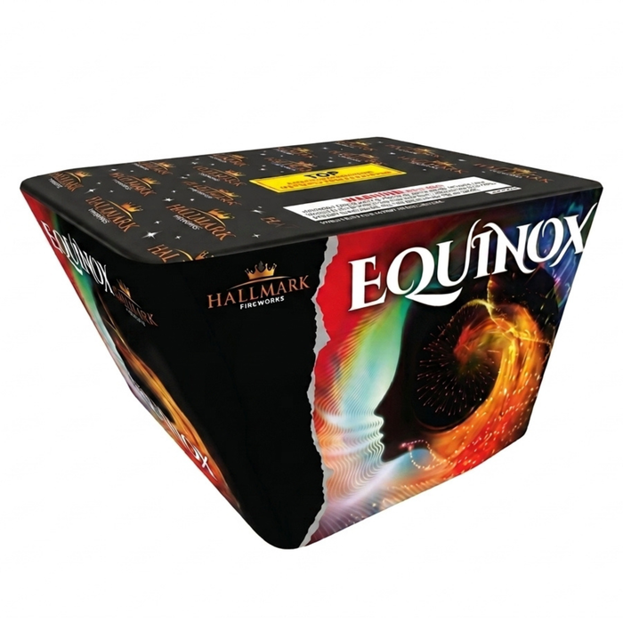Equinox 49 shot fan firework cake by Hallmark Fireworks