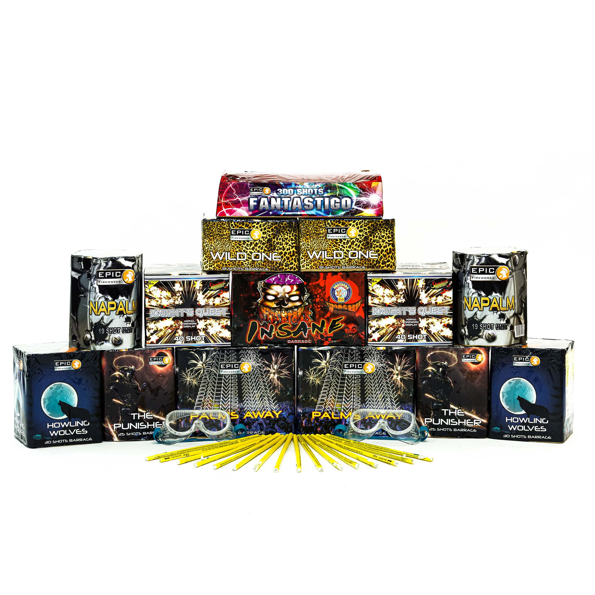 Firework Pack Single 1.3g DIY New Year Firework Packs by Epic Fireworks