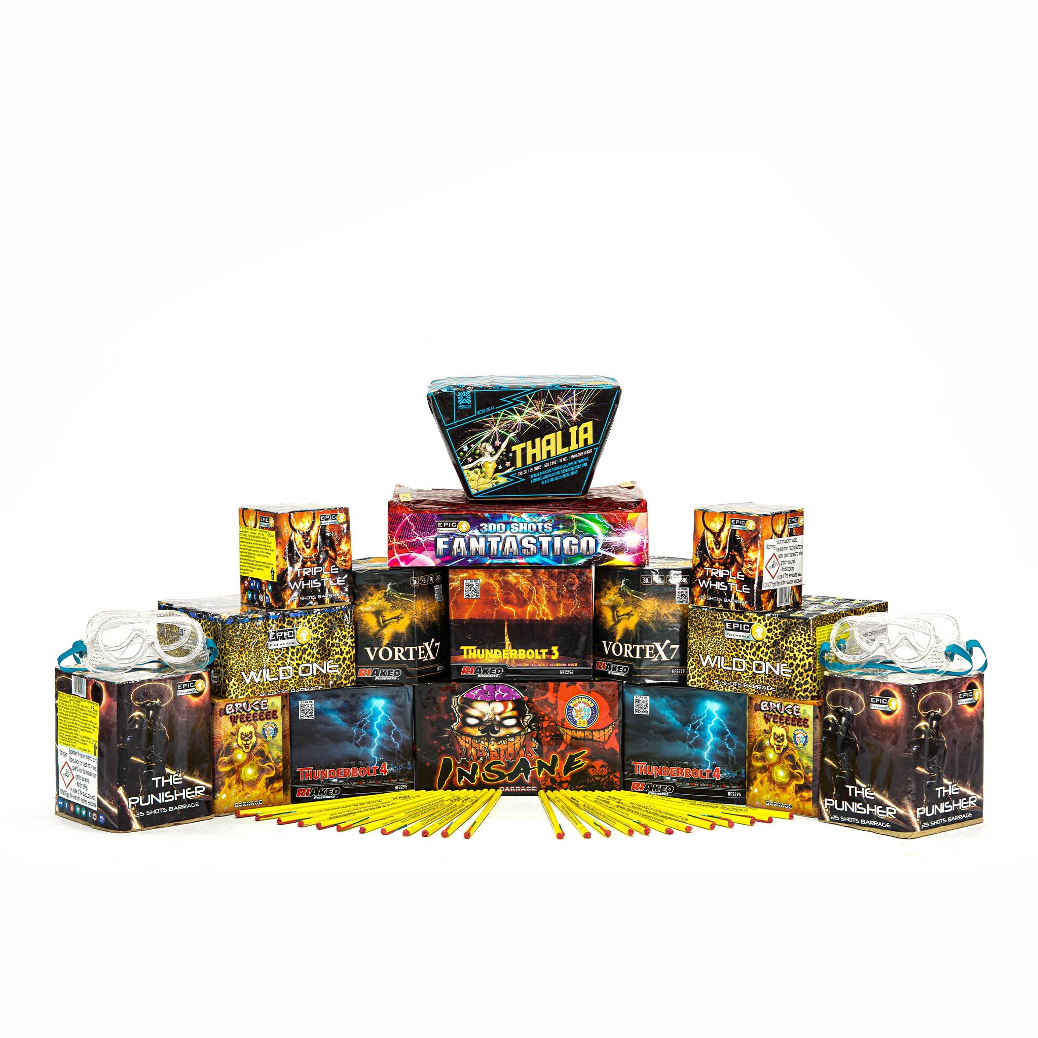 Small Firework Packages Firework Kits and Packs by Epic Fireworks