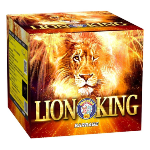 Lion King 35 shot firework cake by Brothers Pyrotechnics