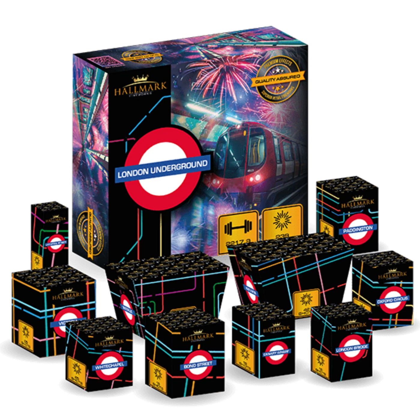 London Underground Barrage Kit by Hallamrk Fireworks — Epic Fireworks