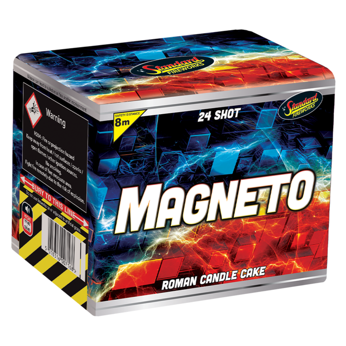 Magneto 22 Shot Pyro Cake by Standard Fireworks