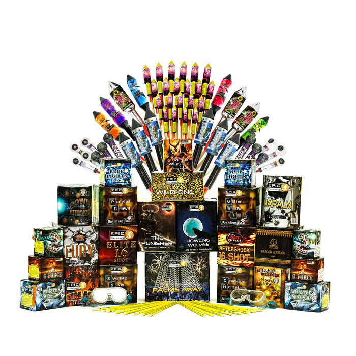Night Long Party Firework Display Package by Epic Fireworks