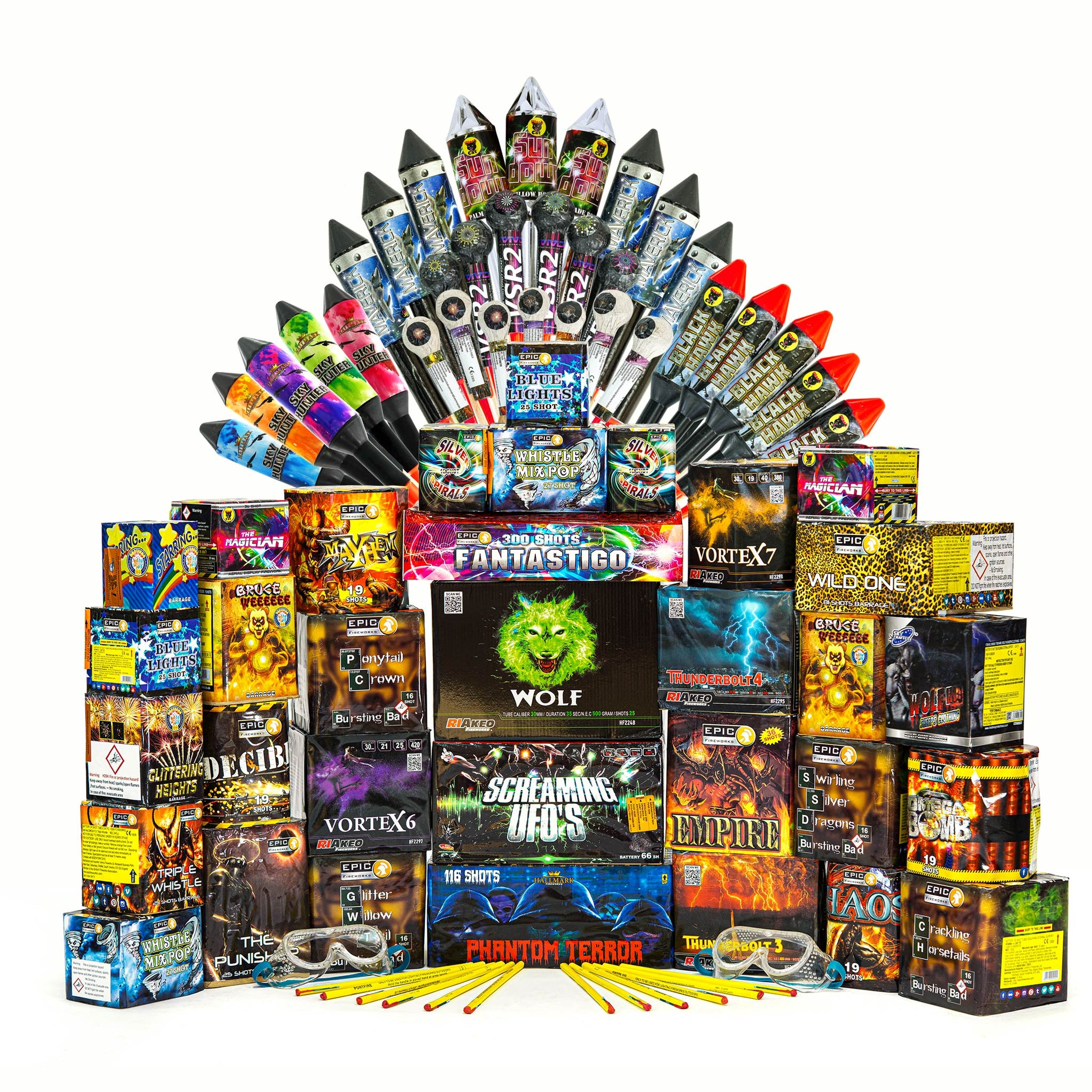Small Firework Packages Night Long Party Firework Display Package by Epic Fireworks
