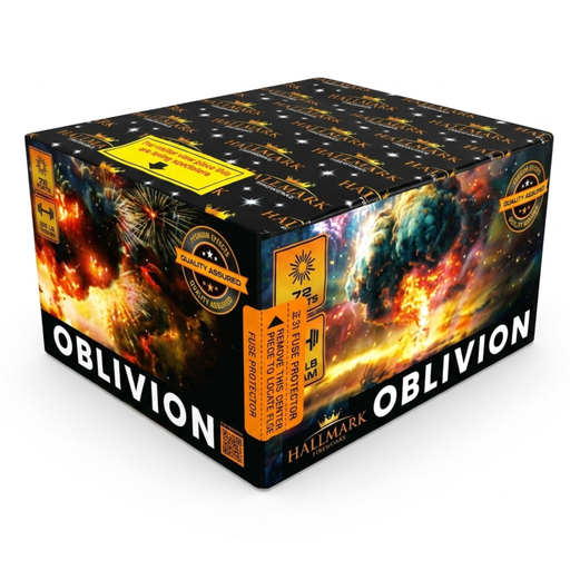Oblivion 72 shot fan cake by Hallmark Fireworks